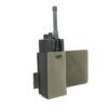 Laser Cut Wing Velcro Adjustable Radio Pouch (left side)_Ranger Green